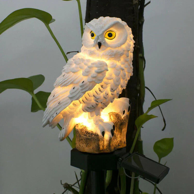 Lámpara de jardín con búho solar - OwlGlow