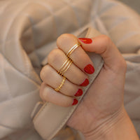 Double Zirconia Ring - Sienna