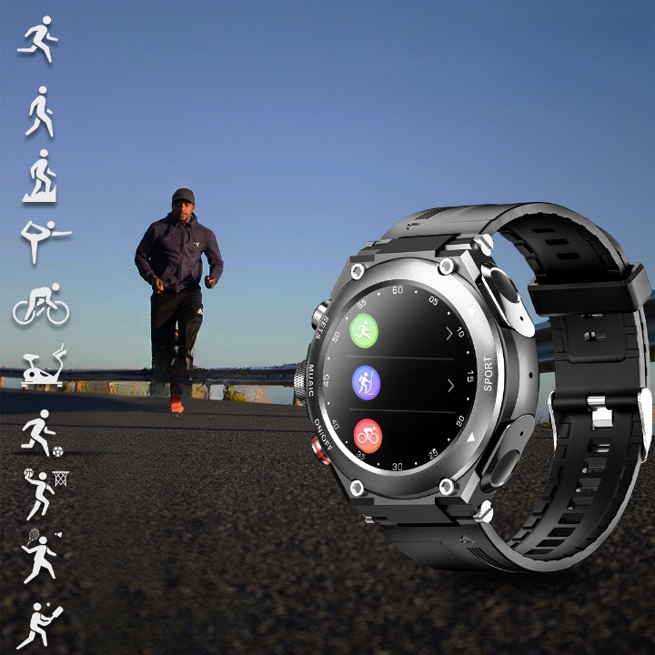 Reloj inteligente completo con auriculares inalámbricos integrados – AlphaX