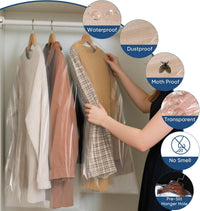 Winter Clear Garment Bag Set – Set of Protective Covers for Clothing & Travel (Buy 1, Get 1 FREE)