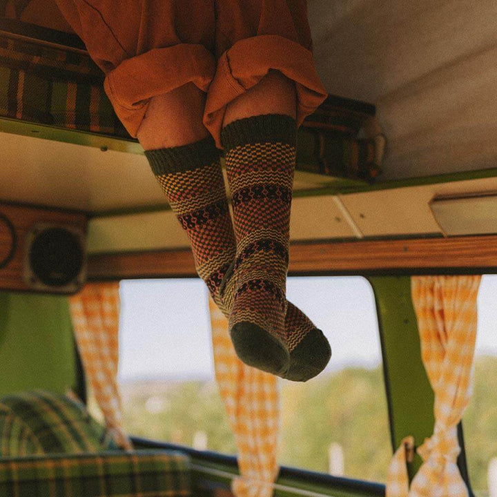 4-piece set vintage autumn socks – Northern Light