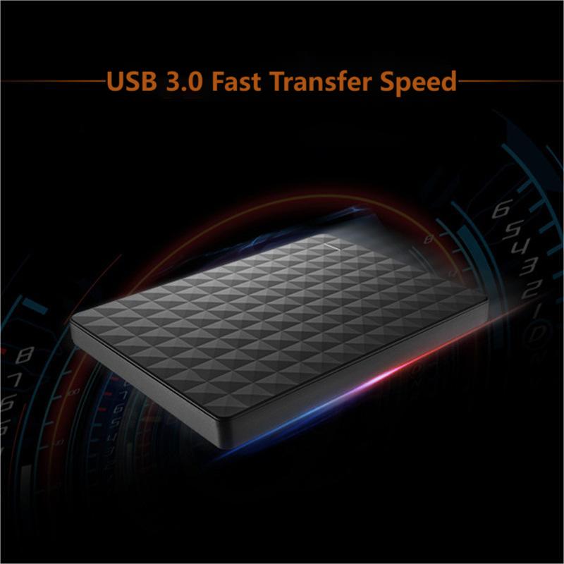 Disco duro portátil ultradelgado de 10TB con USB 3.0 – Axton