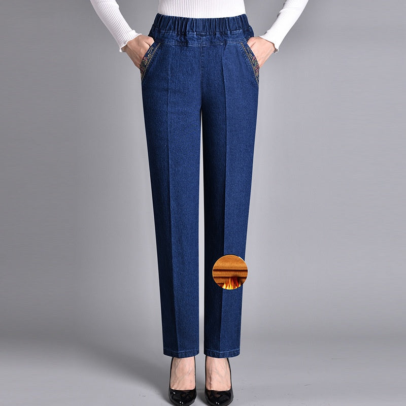 Push-up Jeans - Ella with warm lining and perfect fit!