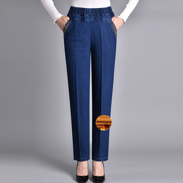Push-up Jeans - Ella with warm lining and perfect fit!