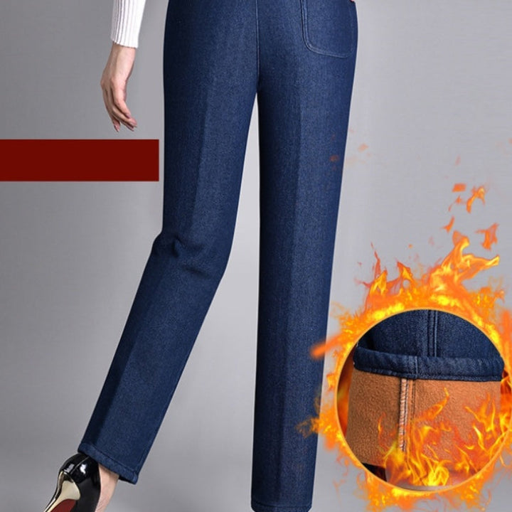Push-up Jeans - Ella with warm lining and perfect fit!