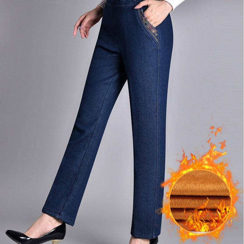 Push-up Jeans - Ella with warm lining and perfect fit!