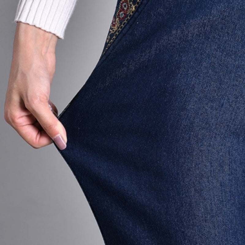 Push-up Jeans - Ella with warm lining and perfect fit!