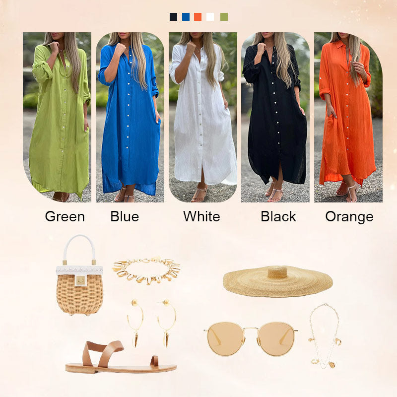 Airy Polo Shirt Dress Women – Marlene