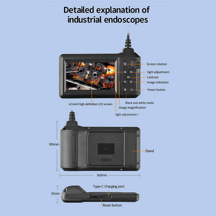 HD Inspection Endoscope with Screen – ScopeLite HD