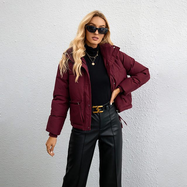 Padded autumn jacket with warm lining – Elvira