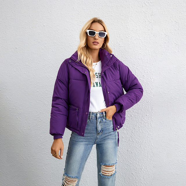 Padded autumn jacket with warm lining – Elvira