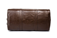 Large Capacity Leather Travel Bag – Lightweight & Durable Carry-On Luggage
