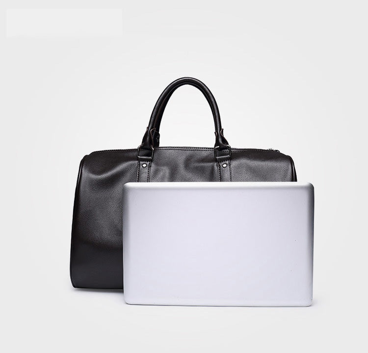 Large Capacity Leather Travel Bag – Lightweight & Durable Carry-On Luggage