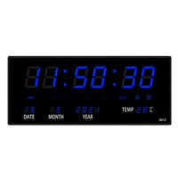 LED wall clock with mirror effect – Lumino