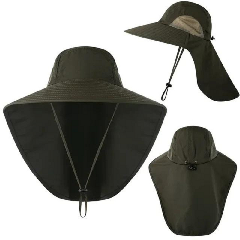 UV Protection Sun Hat for Women with Net & Drawstring – Freja