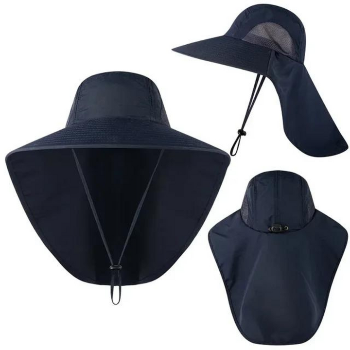 UV Protection Sun Hat for Women with Net & Drawstring – Freja