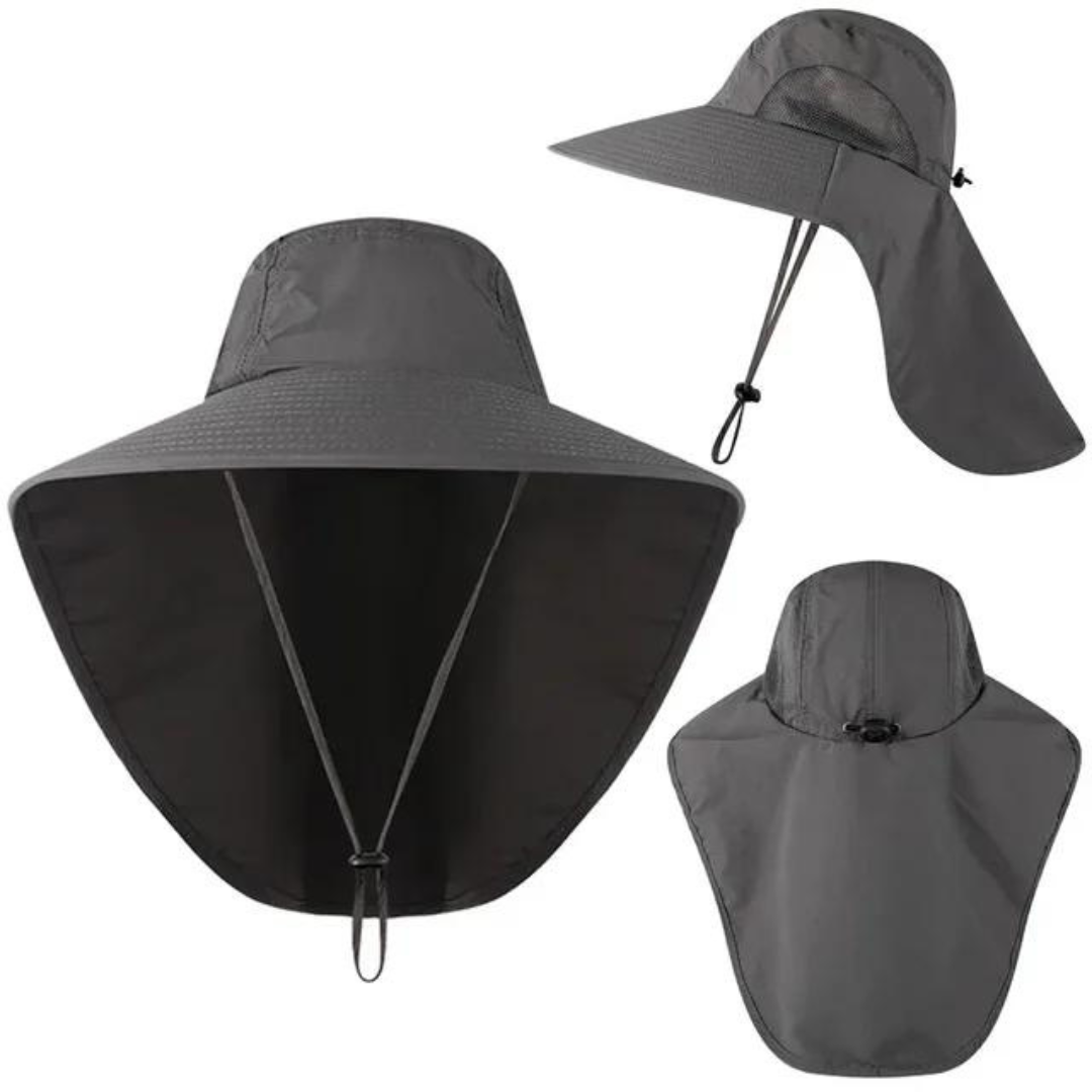UV Protection Sun Hat for Women with Net & Drawstring – Freja