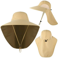UV Protection Sun Hat for Women with Net & Drawstring – Freja