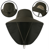 UV Protection Sun Hat for Women with Net & Drawstring – Freja