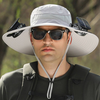 Sombrero de energía solar con ventilador y protección UV - SolarCool VentiHut