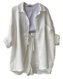 Zweiteiliges Damen Sommer Outfit mit Hemd und Hose – Mila