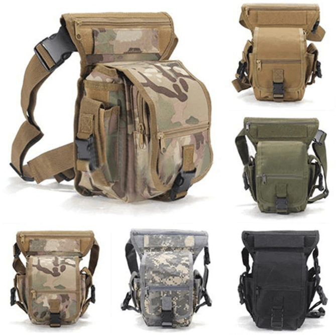 Durable Tactical Thigh Bag for Men – Waterproof Multi-Pocket Design