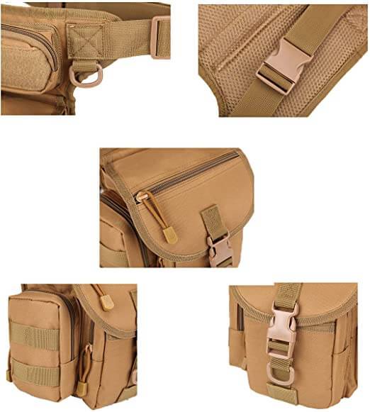 Durable Tactical Thigh Bag for Men – Waterproof Multi-Pocket Design