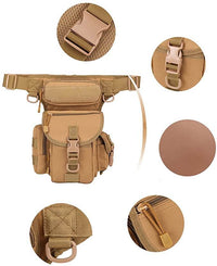 Durable Tactical Thigh Bag for Men – Waterproof Multi-Pocket Design
