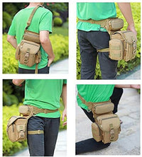 Durable Tactical Thigh Bag for Men – Waterproof Multi-Pocket Design