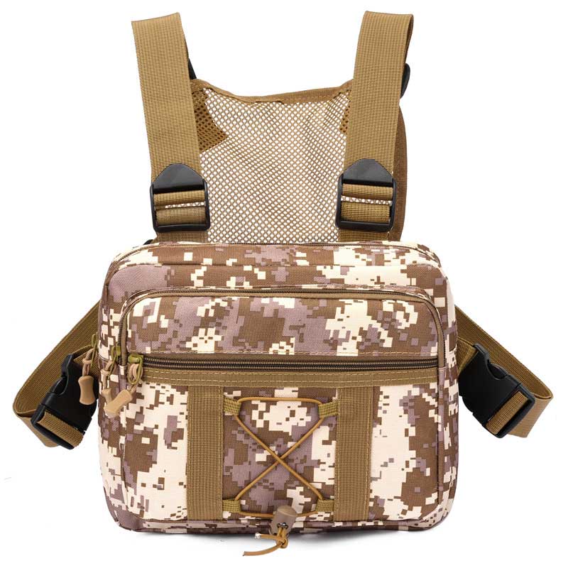 Bolsa táctica de pecho sostenible – equipo multi-bolsillo impermeable para exteriores
