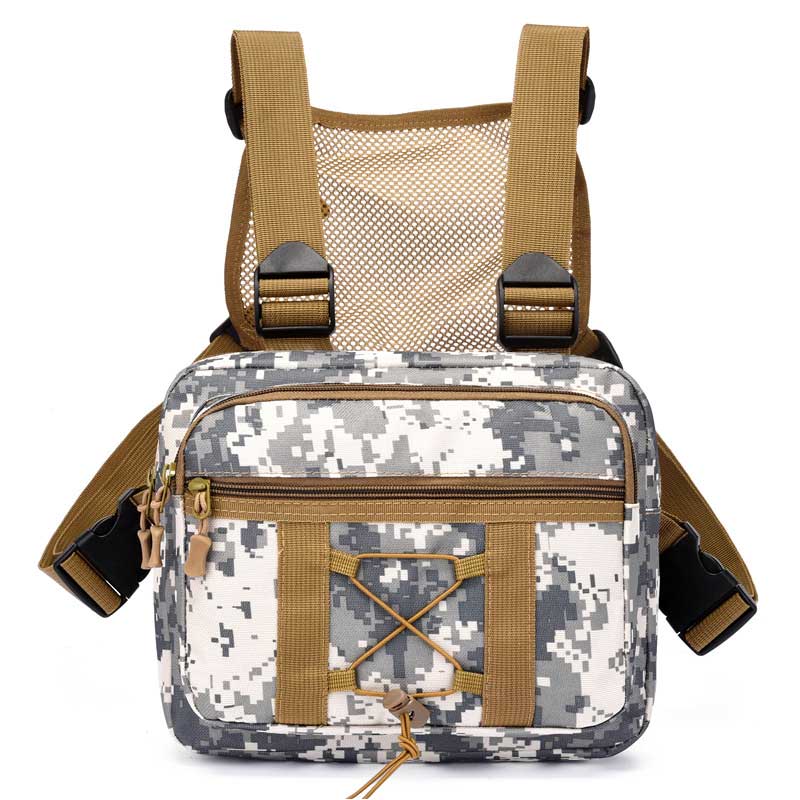 Bolsa táctica de pecho sostenible – equipo multi-bolsillo impermeable para exteriores