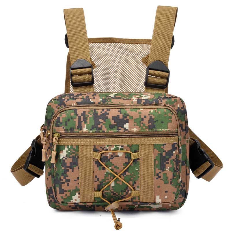 Bolsa táctica de pecho sostenible – equipo multi-bolsillo impermeable para exteriores