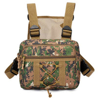 Bolsa táctica de pecho sostenible – equipo multi-bolsillo impermeable para exteriores