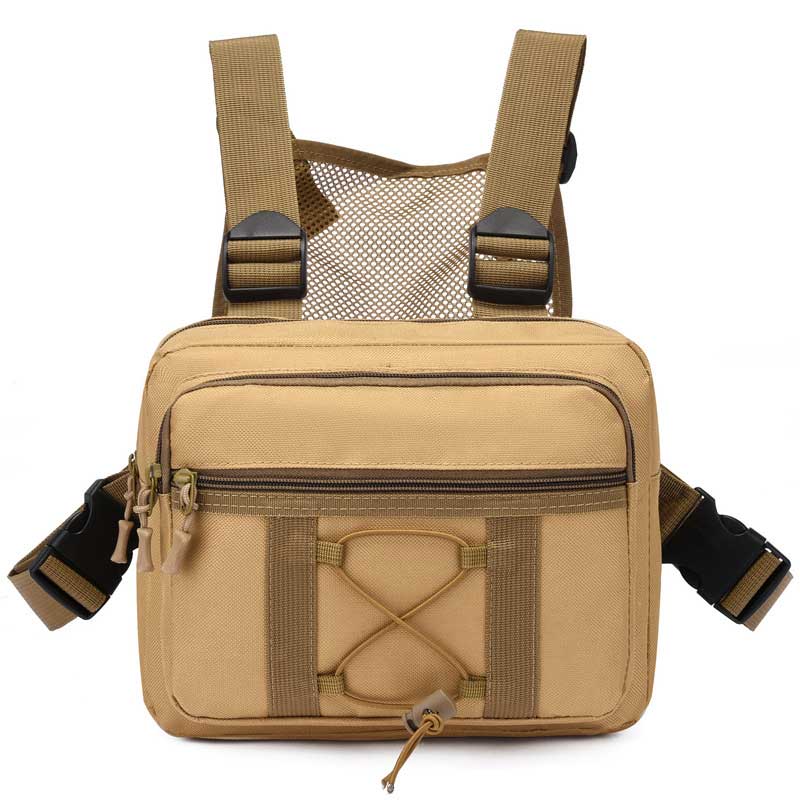 Bolsa táctica de pecho sostenible – equipo multi-bolsillo impermeable para exteriores
