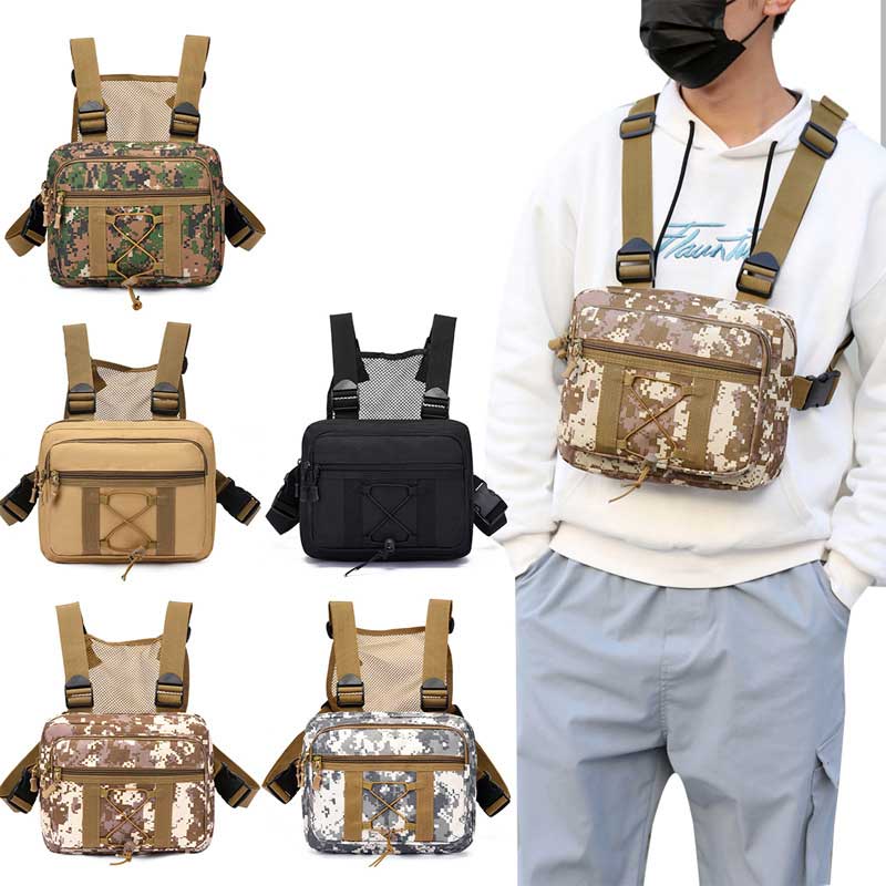 Bolsa táctica de pecho sostenible – equipo multi-bolsillo impermeable para exteriores