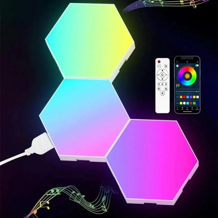 Iluminación hexagonal interactiva – GlowHex