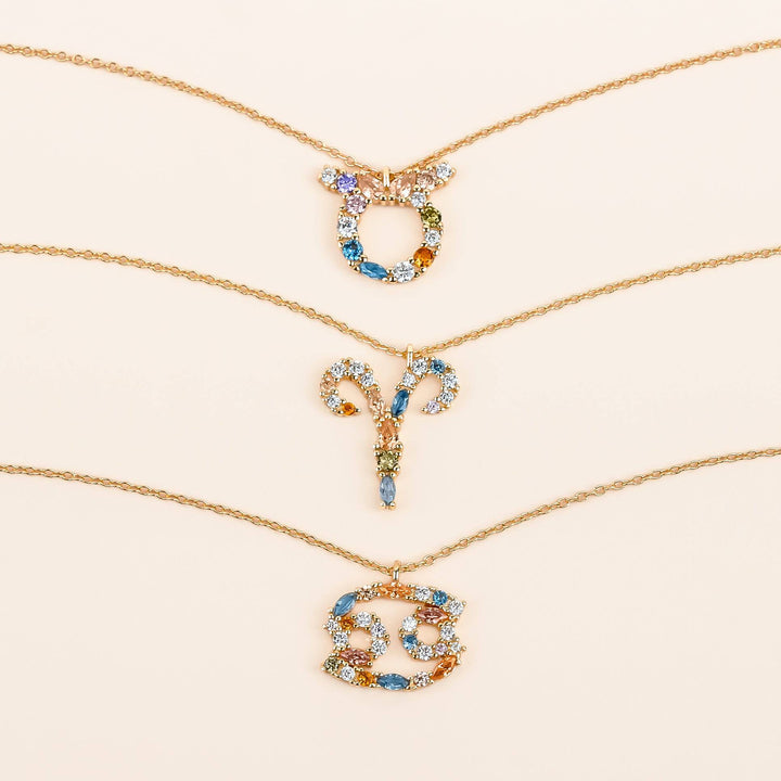 Stylish Zodiac Necklace – Celestia