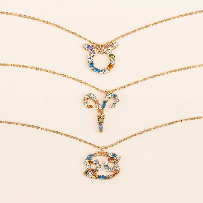 Stylish Zodiac Necklace – Celestia