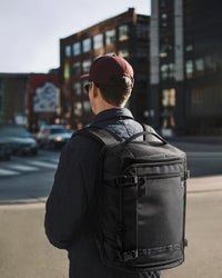 38L TSA-friendly carry-on travel backpack with laptop compartment