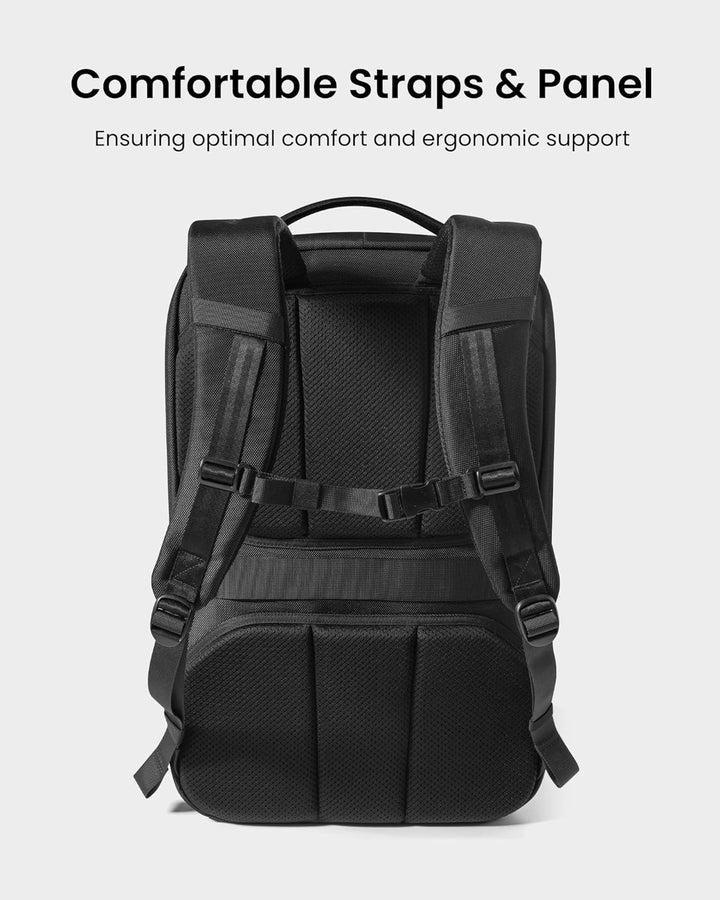 38L TSA-friendly carry-on travel backpack with laptop compartment