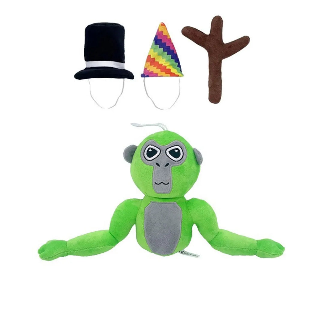 Colorful Gorilla Plush Figure – FunkyGorilla