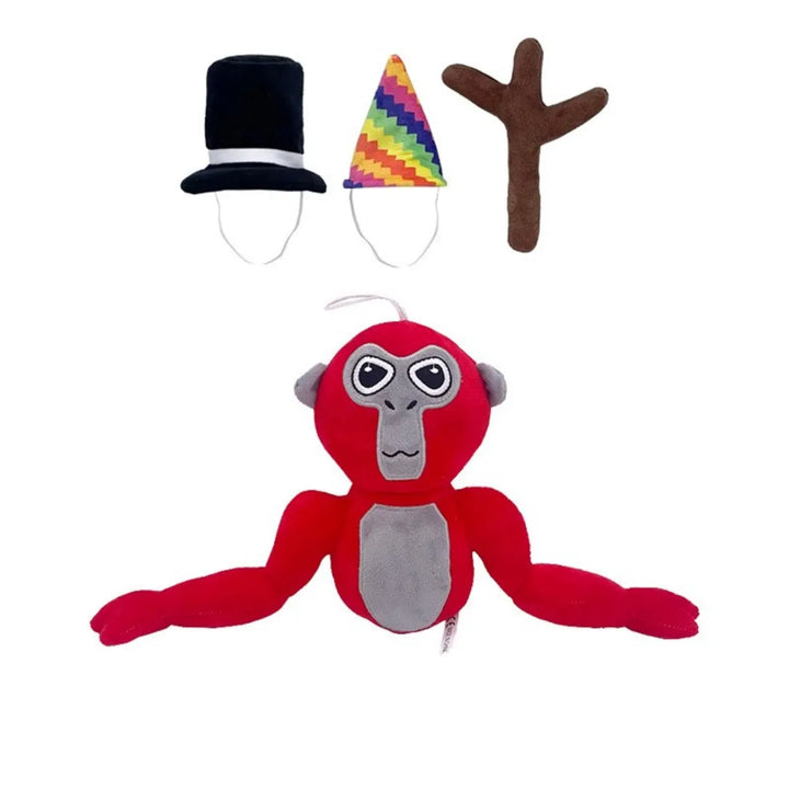 Colorful Gorilla Plush Figure – FunkyGorilla