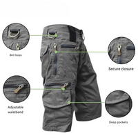 Hurtigtørrende outdoor cargoshorts til herrer – TrailFlex