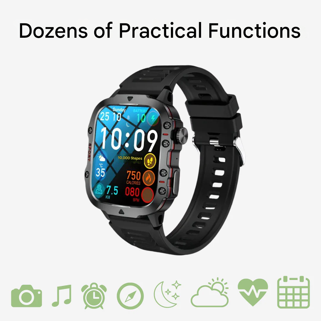 Vandtæt Outdoor-Smartwatch - TrailMate