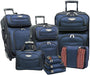 8-teiliges Softshell-Kofferset mit Packwürfeln und TSA-Schloss – TravelMax