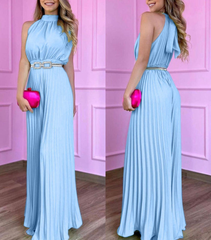 Plisseret jumpsuit – Gaia | Smukt luftigt sommerlook