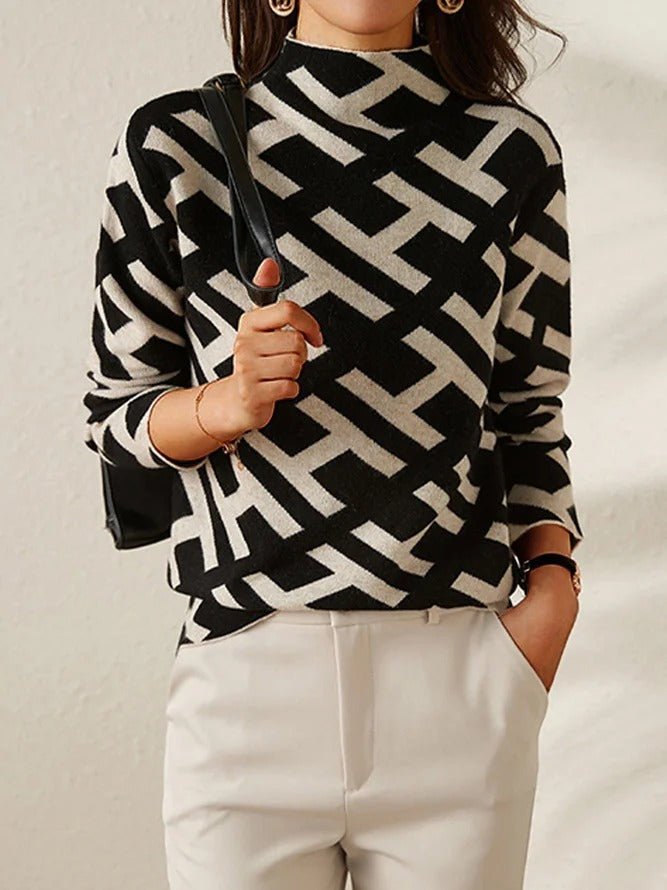Stilfuld damepullover - Elise