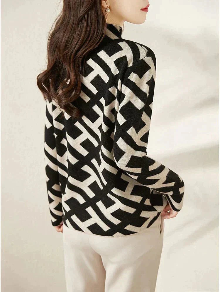 Stilfuld damepullover - Elise