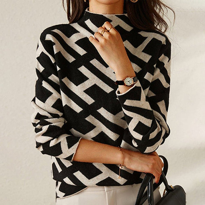 Stilfuld damepullover - Elise