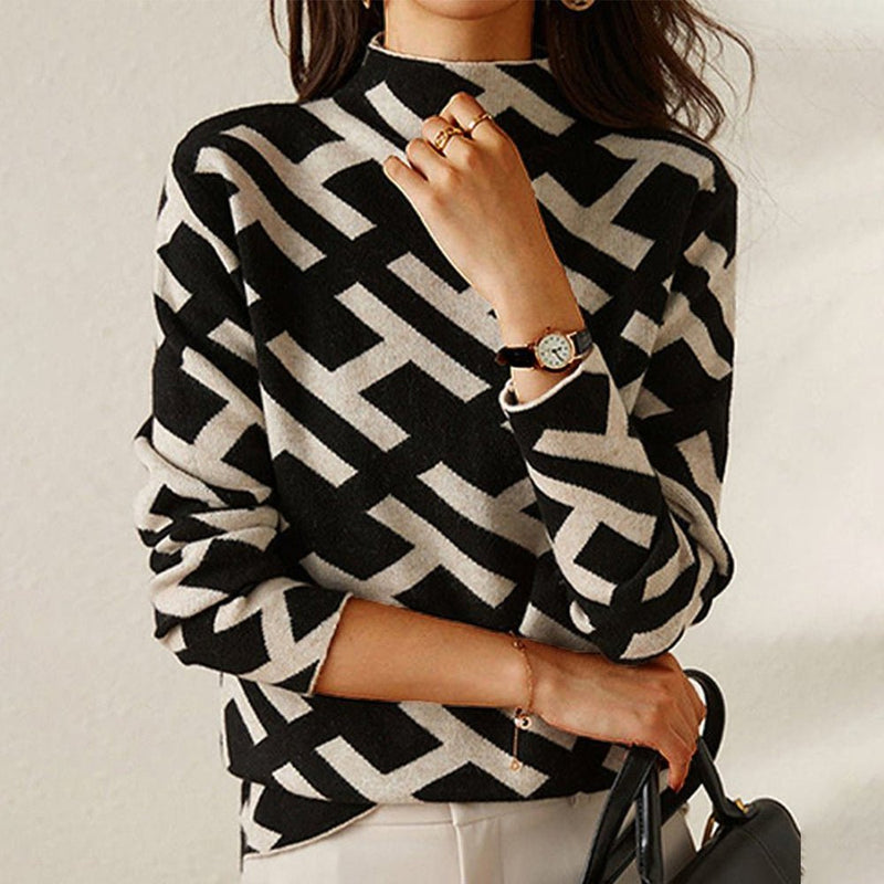 Stilfuld damepullover - Elise